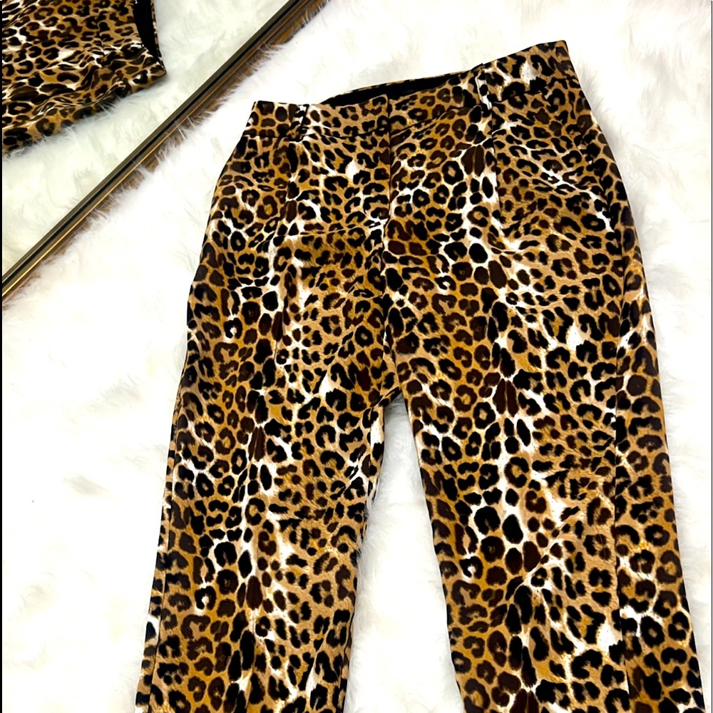 Express Cheetah Print Dress Pant